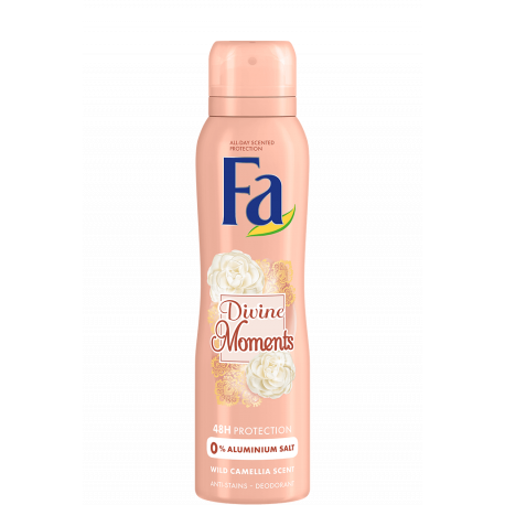 FA MOMENTS - Divine Moments, dezodorant do ciała w aerozolu o zapachu dzikiej kamelii, poj. 150 ml
