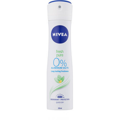 NIVEA Fresh Pure 48 h - antyperspirant w aerozolu dla kobiet, poj. 150 ml