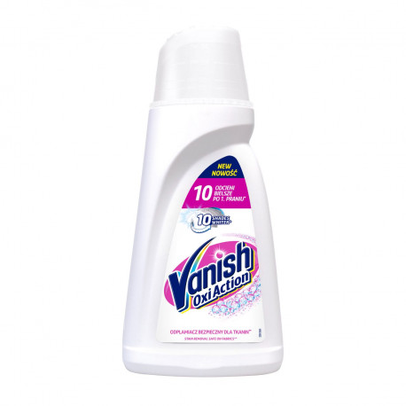 Vanish - płyn Oxi Action White, odplamiacz w żelu di białych tkanin, poj. 1 l