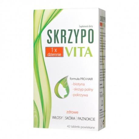Skrzypovita 1 x daily Biotin Complex, coated tablets, dietary supplement, contents: 42 pcs.