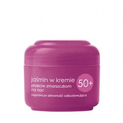 Jaśmin w kremie przeciw zmarszczkom 50+ na noc, poj. 50 ml.