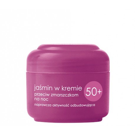 Jasmine anti-wrinkle cream 50+ for night, 50 ml.