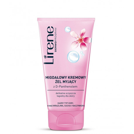 Lirene Cleansing Care - Almond Cream Cleansing Gel with D-Panthenol, 150 ml