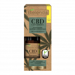 Bielenda CBD Cannabidiol - moisturizing and detoxifying booster serum with CBD from hemp seed for combination/oily skin, 15 ml