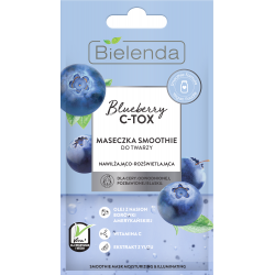 Bielenda BLUEBERRY C-TOX Moisturizing and Illuminating Smoothie Mask, capacity 8 g
