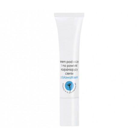 Eye and eyelid cream to lighten dark circles with cornflower, capacity 15 ml.