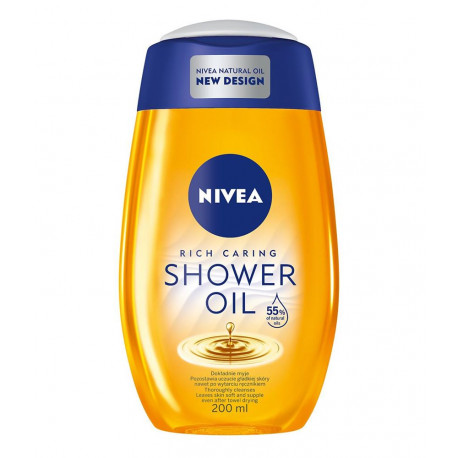 Nivea Natural Oil - pielęgnujący olejek pod prysznic, poj. 200 ml