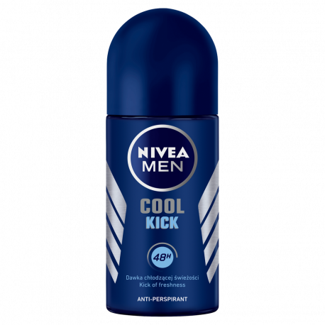 NIVEA Men Cool Kick 48 h - antyperspirant, roll-on, poj. 50 ml