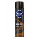 NIVEA Men Deep Black Carbon Espresso 48 h - Aerosol Body Antiperspirant, 150 ml