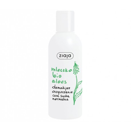 Makeup remover milk bio aloe vera, 200 ml.