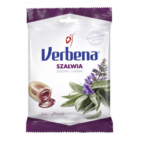 Verbena - herbal candies, sage, 60 g