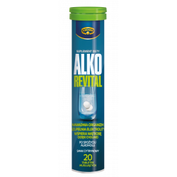 Kruger Alko Revital - lemon flavored effervescent tablets, 20 pcs.