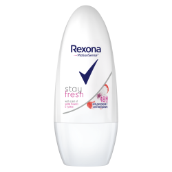 Rexona Stay fresh - White flowers & lychee, women's anti-perspirant roll-on, 50 ml