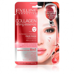 Eveline Collagen - Strongly lifting Korean fabric face mask with collagen 8in1, 1 pcs.