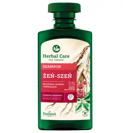 Herbal Care - ZEANESE herbal shampoo for thin and delicate hair, 330 ml