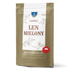 Oleofarm LenVitol - ground flax, ground flax seeds obtained in the process of skimming, net weight: 450g