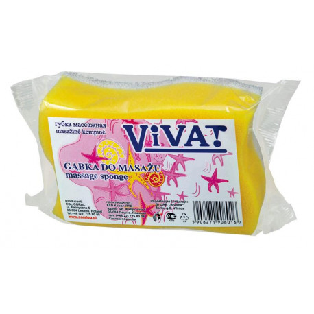 Coral - Vivat, massage sponge, 1 pc.