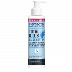 Perfecta TOTAL S.O.S. "Glycerine Gloves" - intensely moisturizing hand cream 5% glycerin, capacity 195 ml