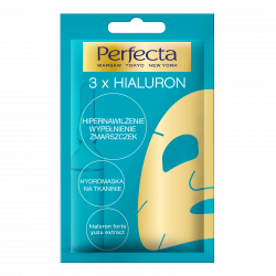 Perfecta - hydro-mask on fabric 3 x HIALURON, capacity 20 ml
