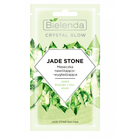 Bielenda CRYSTAL GLOW JADE STONE moisturizing and smoothing mask, net weight: 8 g