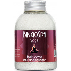 BingoSpa Yoga - Lotus and Collagen, bath caviar, net weight: 380 g