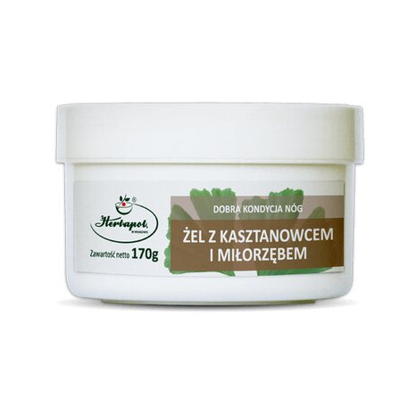 Leg Gel with horse chestnut and ginkgo, net weight: 170 g