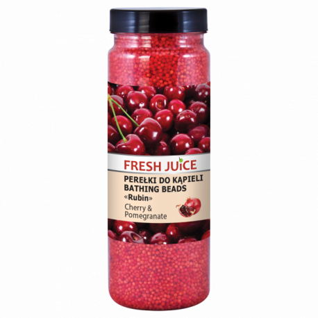 Fresh Juice - perełki do kąpieli, cherry & pomegranate, masa netto: 450 g