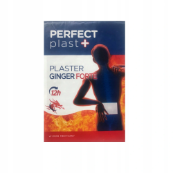 Perfect Plast+ Ginger Forte - plaster rozgrzewający, 12x18 cm, 1 szt.