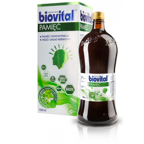 Biovital Pamięć - liquid, dietary supplement, 1000 ml capacity