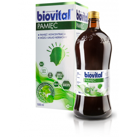 Biovital Pamięć - płyn, suplement diety, poj. 1000 ml