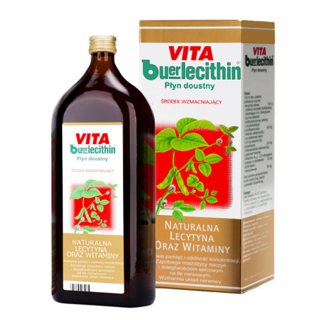 Vita Buerlecithin - płyn doustny, preparat wzmacniający, poj. 1000 ml