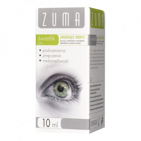 Zuma Vitreous Plus eye drops, 10 ml capacity