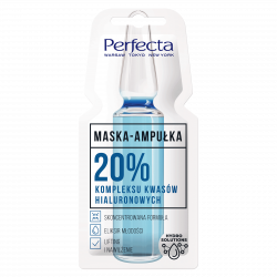 Perfecta Maska-Ampułka - 20% kompleksu kwasów hialuronowych, poj. 8 ml