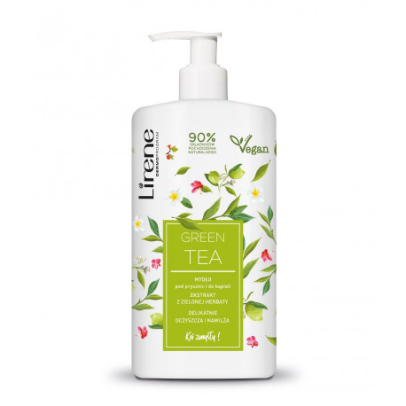 Lirene Shower Oil - mydło pod prysznic i do kąpieli GREEN TEA, poj. 500 ml