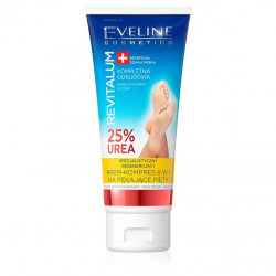 Eveline Revitallum - cream-compress for cracked heels 8w1, 25% UREA, capacity 100 ml