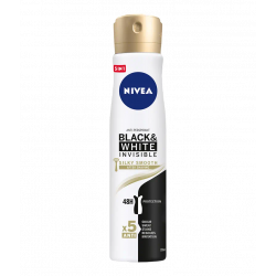 NIVEA Black & White Invisible, SILKY SMOOTH - Antiperspirant Spray for Women, capacity 250 ml