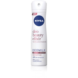 NIVEA Deo Beauty Elixir - antyperspirant w sprayu dla kobiet, Sensitive, poj. 150 ml