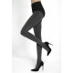 Opaque Microfiber Tights with Graphic Pattern - Sassi 07 - topino/nero