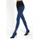 Opaque Microfiber Tights with Graphic Pattern - Sassi 07 -classic blue