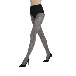 Semi Opaque Grey Snake Pattern Tights - SNAKE 01