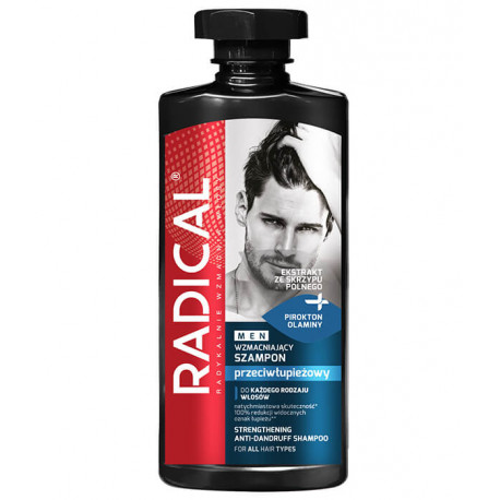 RADICAL MEN - anti-dandruff strengthening shampoo for all hair types, volume 400 ml