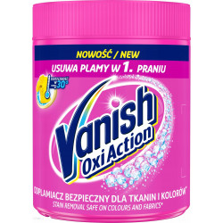 Vanish Oxi Action Pink - odplamiacz do koloru w proszku, masa netto: 625g