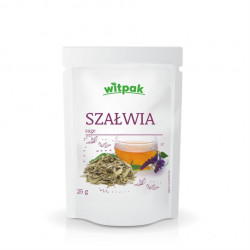 Witpak - szałwia liść, herbatka ziołowa, masa netto: 25 g