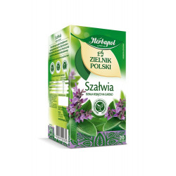 Polish herbal tea - Sage, 24 g (20 bags x 1,2 g)
