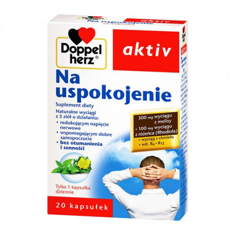 Doppelherz aktiv "Na uspokojenie" - suplement diety, kapsułki, 20 szt.