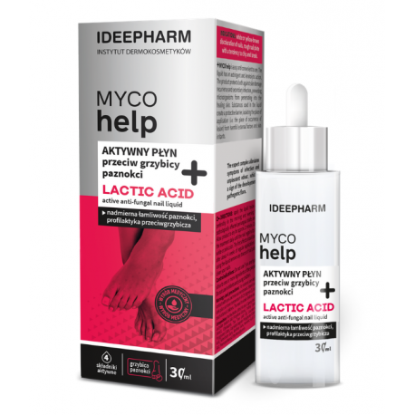 MYCO help - aktywny płyn przeciw grzybicy paznokci – WYRÓB MEDYCZNY, poj. 30 ml