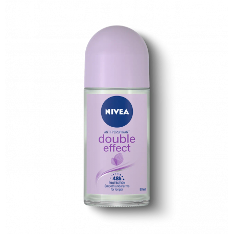 Nivea Double Effect 48h - Anti-perspirant roll-on for women, 50 ml