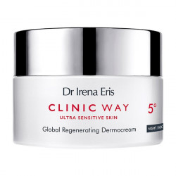 Dr Irena Eris Clinic Way 5° - lipid filling wrinkles, dermocream for face and eyes at night, capacity 50 ml