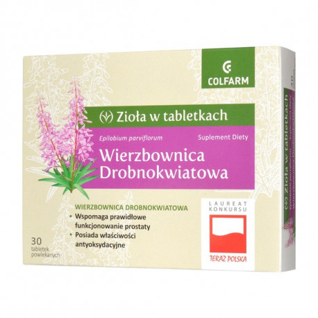 Colfarm - wierzbownica drobnokwiatowa, tabletki powlekane, 30 szt.