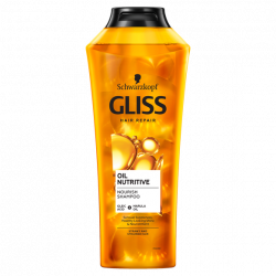 Gliss Oil Nutritive - szampon do włosów rozdwajających się na końcach, poj. 400 ml